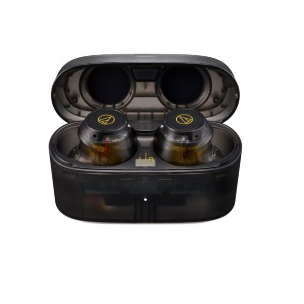 Audio-Technica ATH-CKS30TW+ True Wireless Bluetooth Noise-Cancelling In-Ear Earphone with Mic - Translucent Black Audio-Technica ATH-CKS30TW+ True Wireless Bluetooth Noise-Cancelling In-Ear Earphone with Mic - Translucent Black