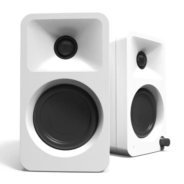 Kanto ORA Wireless Bluetooth Desktop Bookshelf Speakers - Matte White
