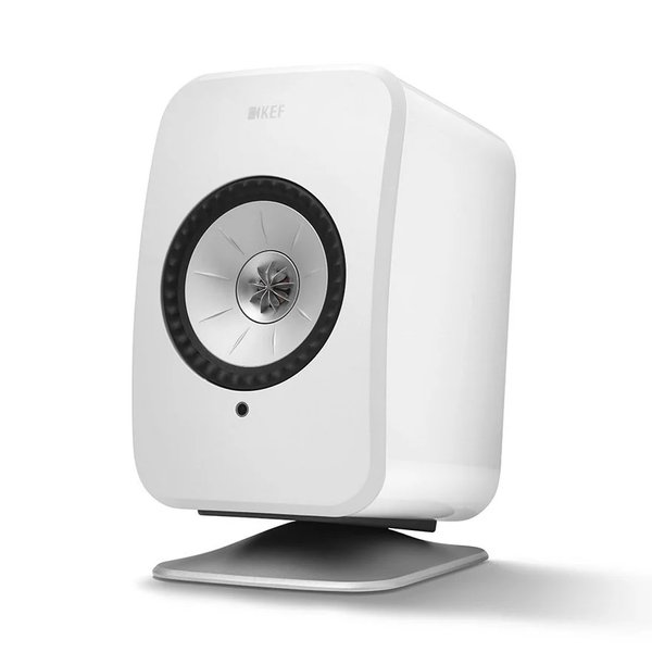KEF P1 Desk Pad Speaker Stands for LSX Series - Silver KEF P1 Desk Pad Speaker Stands for LSX Series - Silver
