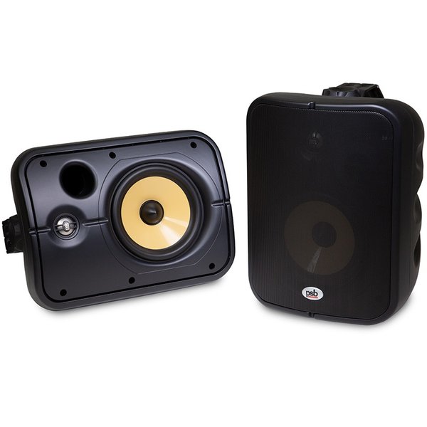 PSB CS1000 Universal Indoor-Outdoor Weatherproof Passive Wall Mounted Speakers - Black PSB CS1000 Universal Indoor-Outdoor Weatherproof Passive Wall Mounted Speakers - Black