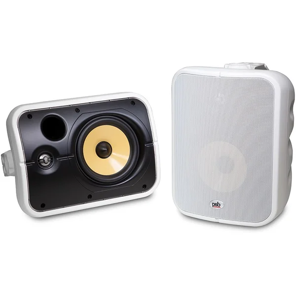 PSB CS1000 Universal Indoor-Outdoor Weatherproof Passive Wall Mounted Speakers - White