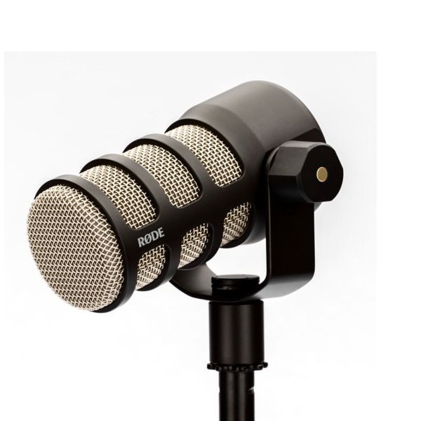 RODE PodMic Broadcast-quality Cardioid Dynamic XLR Microphone - Black RODE PodMic Broadcast-quality Cardioid Dynamic XLR Microphone - Black