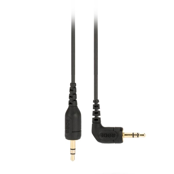 RODE SC8 Right-angle 3.5mm TRS to Straight 3.5mm TRS Interconnect Cable RODE SC8 Right-angle 3.5mm TRS to Straight 3.5mm TRS Interconnect Cable