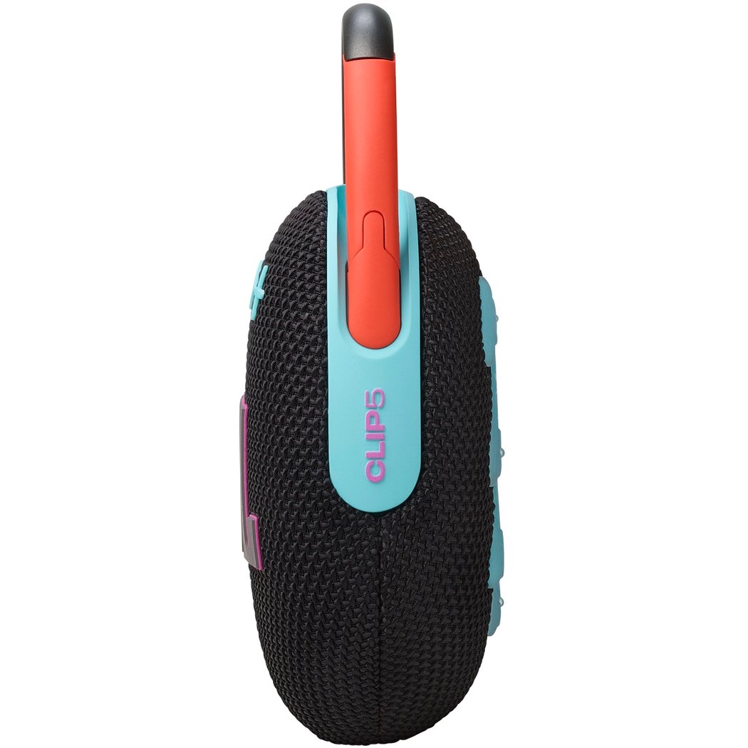 JBL Clip 5 Waterproof Wireless Bluetooth Portable Speaker - Black/Orange 