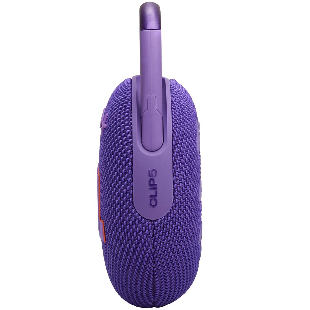 JBL Clip 5 Waterproof Wireless Bluetooth Portable Speaker - Purple 