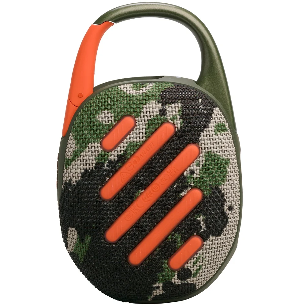 JBL Clip 5 Waterproof Wireless Bluetooth Portable Speaker - Squad