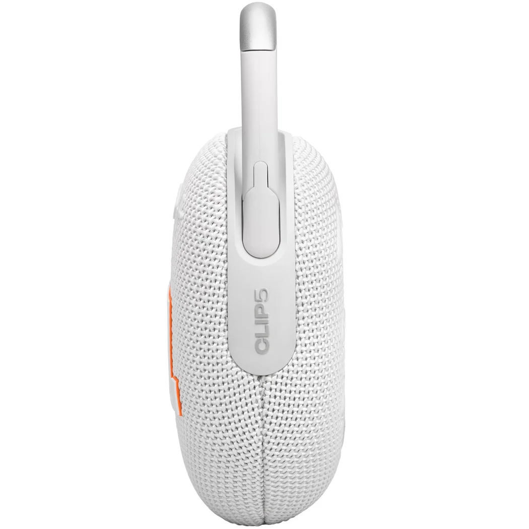 JBL Clip 5 Waterproof Wireless Bluetooth Portable Speaker - White 