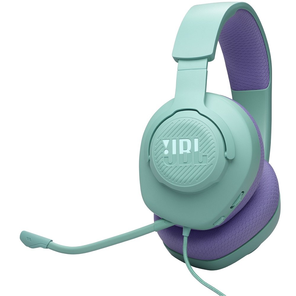 JBL Quantum 100M2 Multi-Platform Over-Ear Gaming Headset with Mic - Cyan