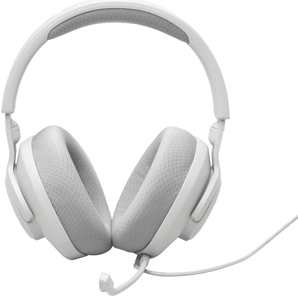 JBL Quantum 100M2 Multi-Platform Over-Ear Gaming Headset with Mic - White