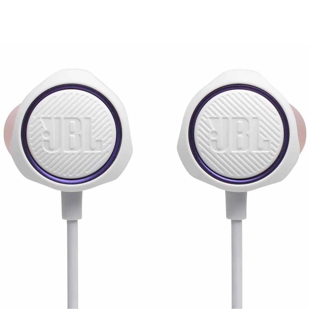 JBL Quantum 50C Multi-Platform In-Ear Earphone with Mic - White