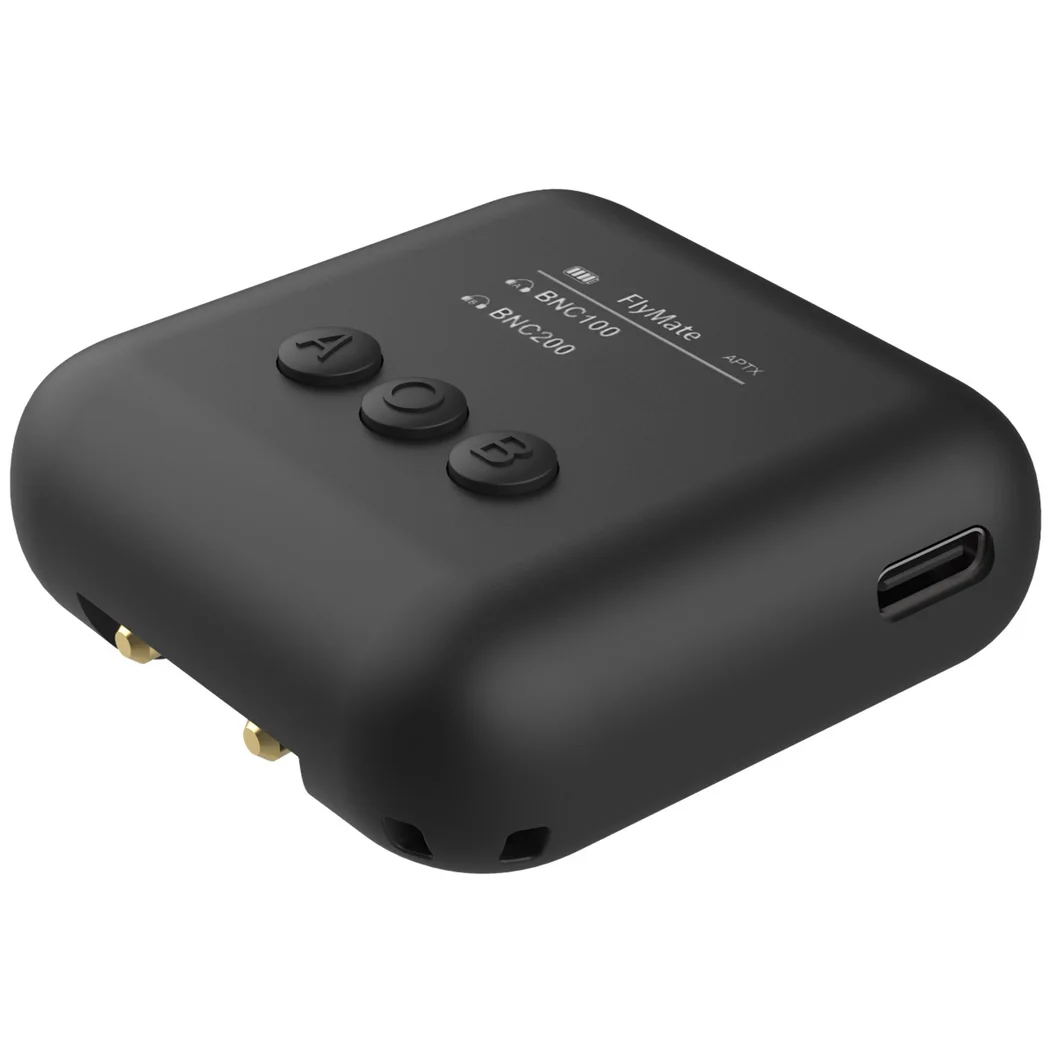 Mazer FlyMate Pro Duo Wireless Bluetooth Transmitter Travel Airplane Flight Adapter