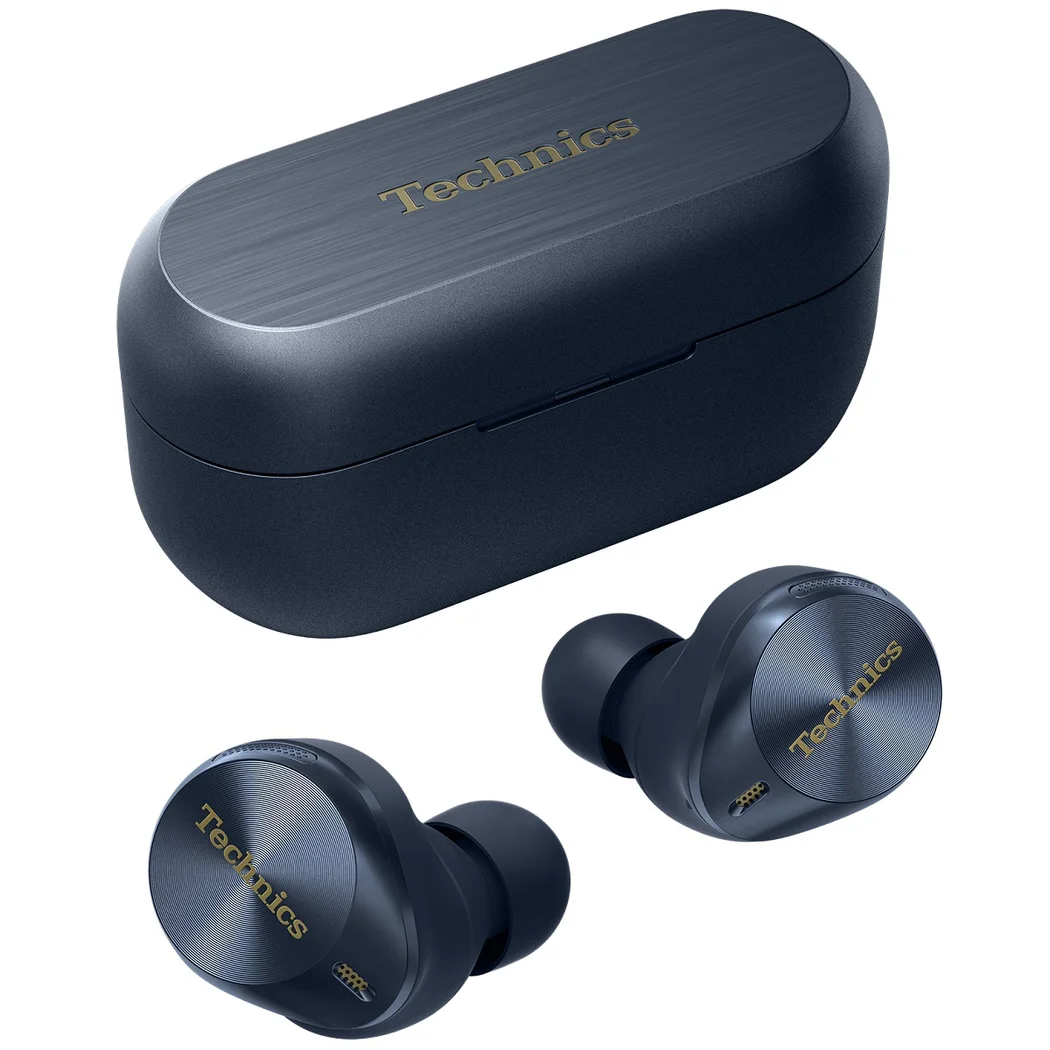 Technics EAH-AZ80 True Wireless Bluetooth Noise-Cancelling In-Ear Earphone with Mic - Midnight Blue