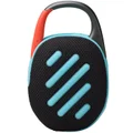 JBL Clip 5 Waterproof Wireless Bluetooth Portable Speaker - Black/Orange 