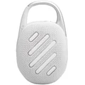 JBL Clip 5 Waterproof Wireless Bluetooth Portable Speaker - White 