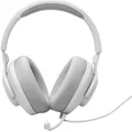 JBL Quantum 100M2 Multi-Platform Over-Ear Gaming Headset with Mic - White