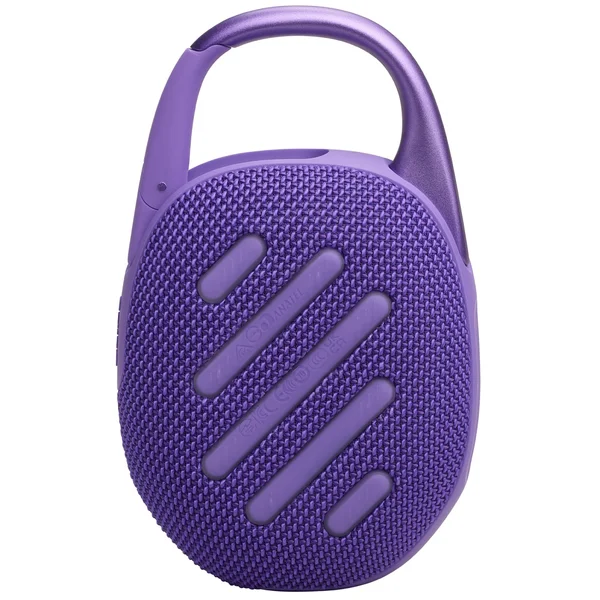 JBL Clip 5 Waterproof Wireless Bluetooth Portable Speaker - Purple 