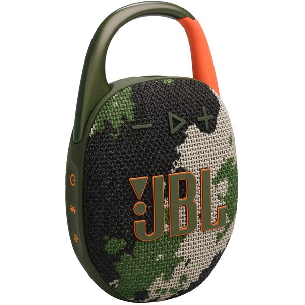 JBL Clip 5 Waterproof Wireless Bluetooth Portable Speaker - Squad JBL Clip 5 Waterproof Wireless Bluetooth Portable Speaker - Squad