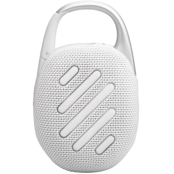 JBL Clip 5 Waterproof Wireless Bluetooth Portable Speaker - White 
