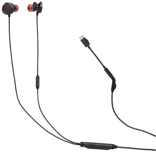 JBL Quantum 50C Multi-Platform In-Ear Earphone with Mic - Black
