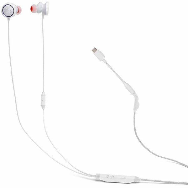 JBL Quantum 50C Multi-Platform In-Ear Earphone with Mic - White