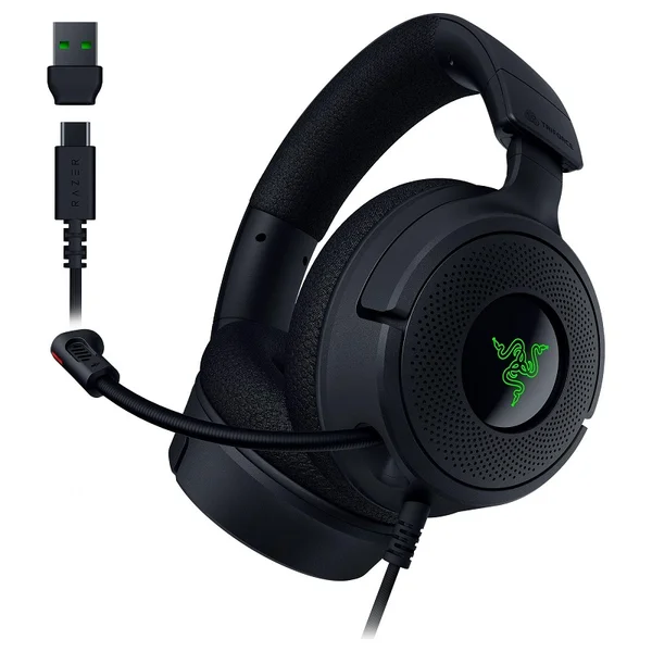 Razer Kraken V4 X 7.1 Surround Sound USB Gaming Over-Ear Headset with Mic