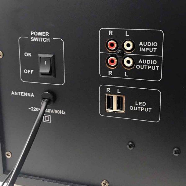 SonicGear Evo 11 Wireless Bluetooth Multimedia Desktop Speaker with 2x Wired Karaoke Microphones