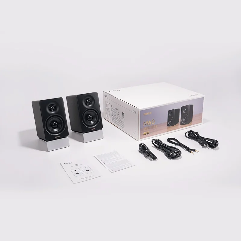 Edifier M60 Wireless Bluetooth Desktop Bookshelf Speakers - Black