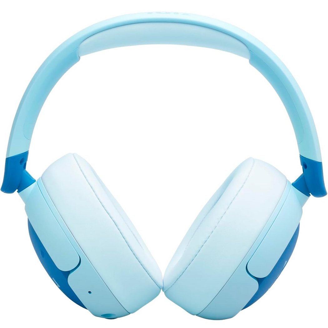 JBL Junior 470NC Wired/Wireless Bluetooth Noise-Cancelling Over-Ear Headphone with Mic for Kids - Blue