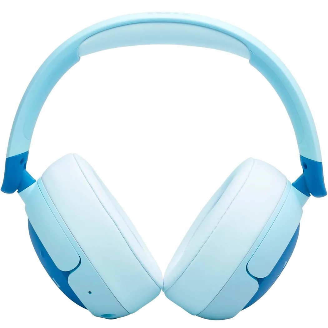 JBL Junior 470NC Wired/Wireless Bluetooth Noise-Cancelling Over-Ear Headphone with Mic for Kids - Blue