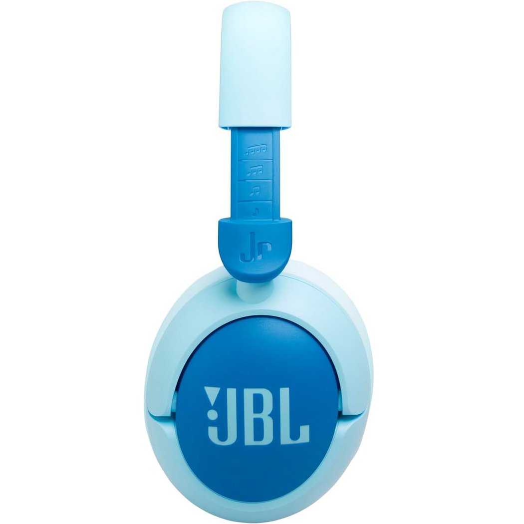 JBL Junior 470NC Wired/Wireless Bluetooth Noise-Cancelling Over-Ear Headphone with Mic for Kids - Blue