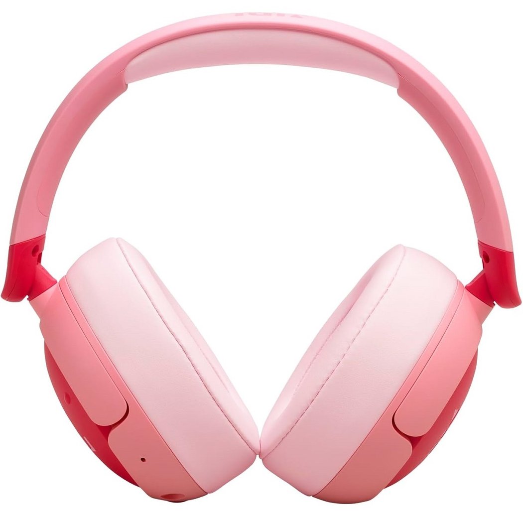 JBL Junior 470NC Wired/Wireless Bluetooth Noise-Cancelling Over-Ear Headphone with Mic for Kids - Pink