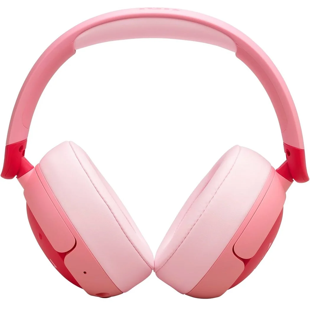 JBL Junior 470NC Wired/Wireless Bluetooth Noise-Cancelling Over-Ear Headphone with Mic for Kids - Pink