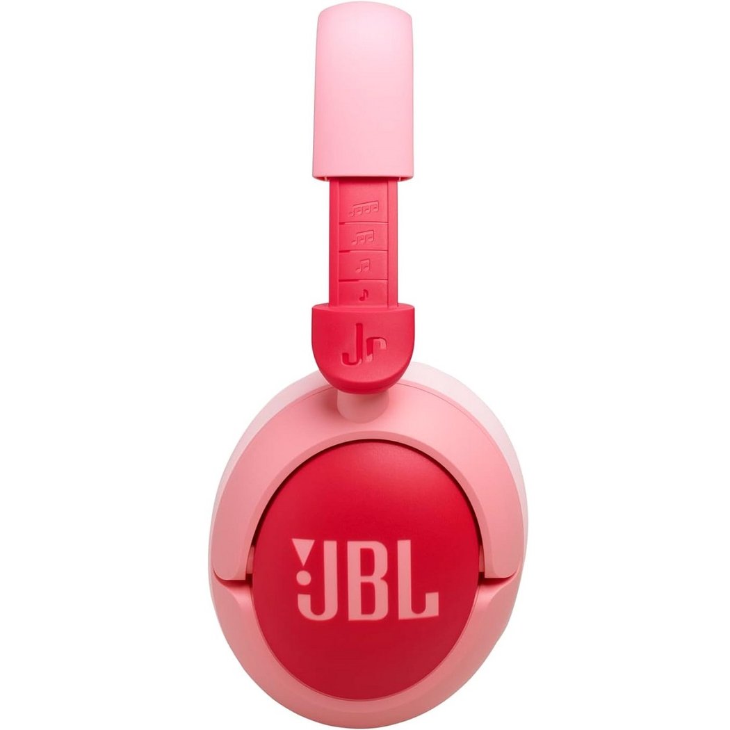 JBL Junior 470NC Wired/Wireless Bluetooth Noise-Cancelling Over-Ear Headphone with Mic for Kids - Pink