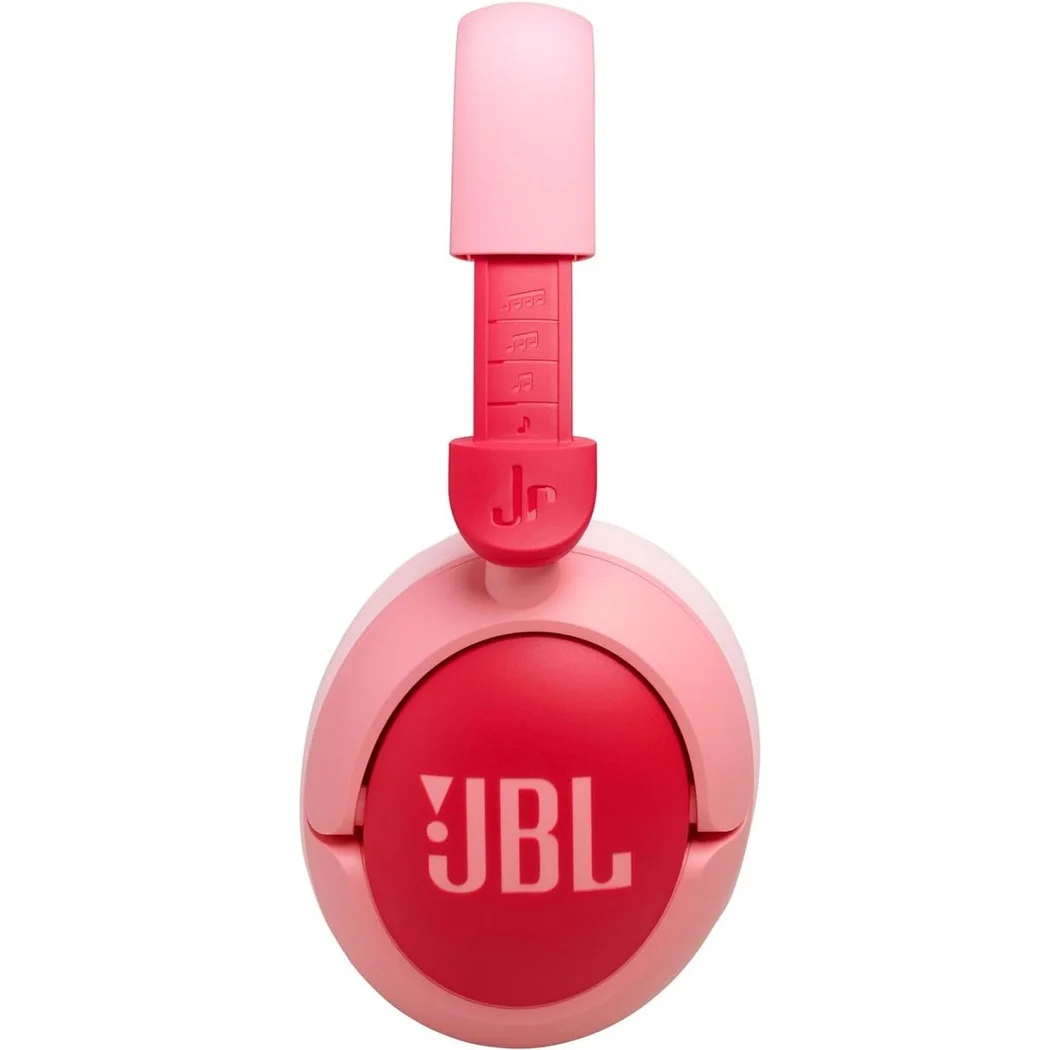 JBL Junior 470NC Wired/Wireless Bluetooth Noise-Cancelling Over-Ear Headphone with Mic for Kids - Pink