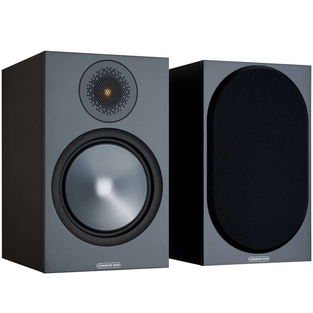 Monitor Audio Bronze 100 2-Way Passive Desktop Bookshelf Speakers - Black