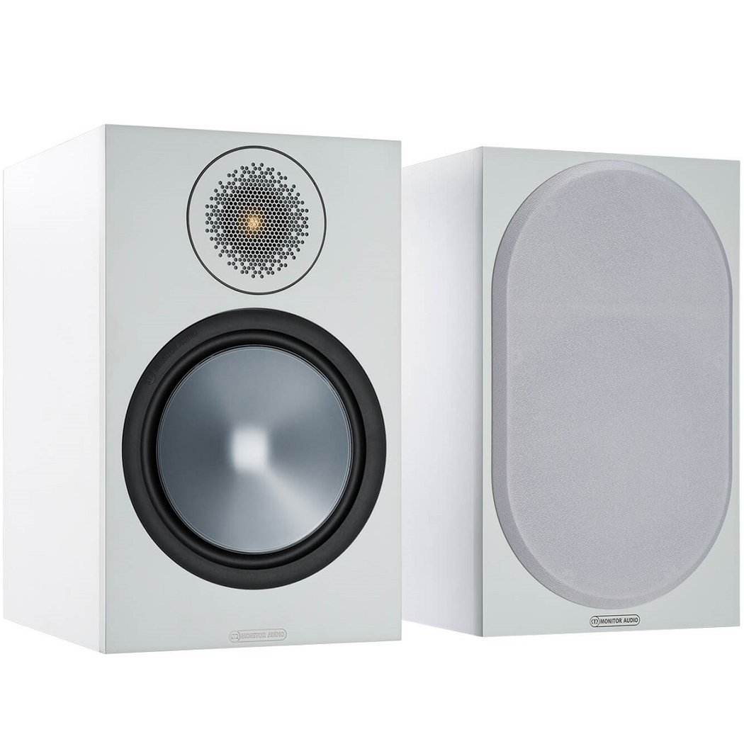 Monitor Audio Bronze 100 2-Way Passive Desktop Bookshelf Speakers - Walnut