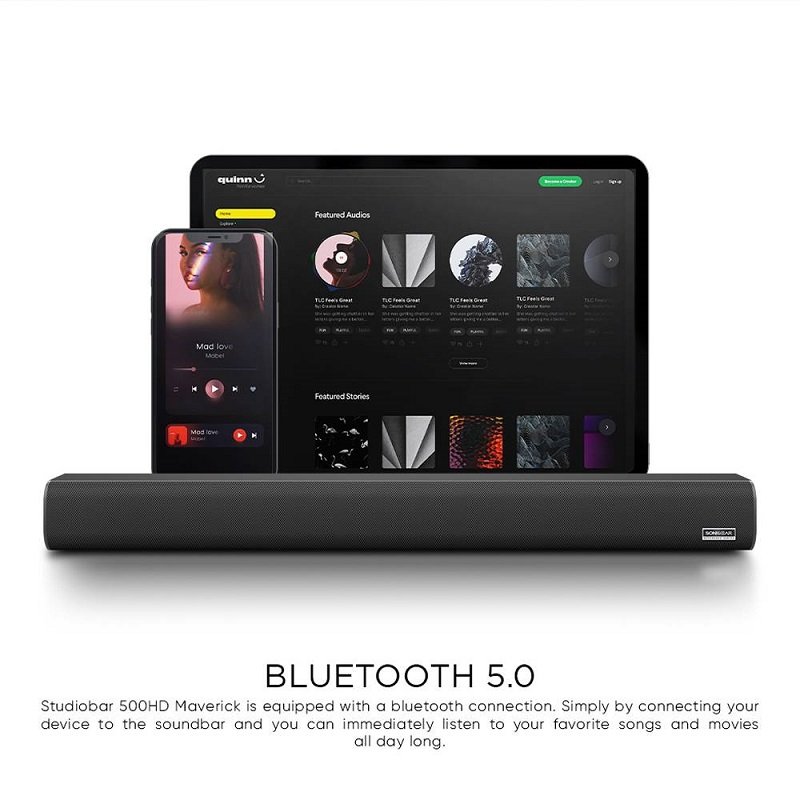 SonicGear StudioBar 500HD Maverick Wireless Bluetooth Soundbar (with HDMI)