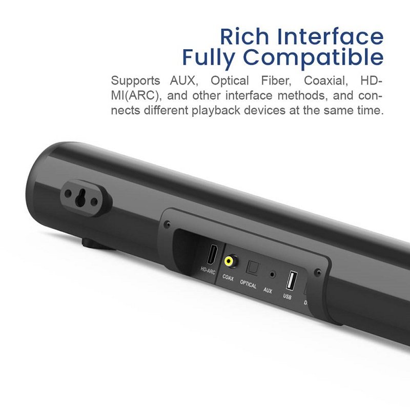 SonicGear StudioBar 600HD AirBass 2.1.2 Wireless Bluetooth Soundbar with 5.25