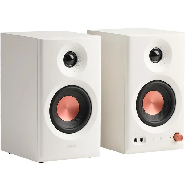 Edifier MR3 Studio Monitoring Wireless Bluetooth Desktop Bookshelf Speakers - White