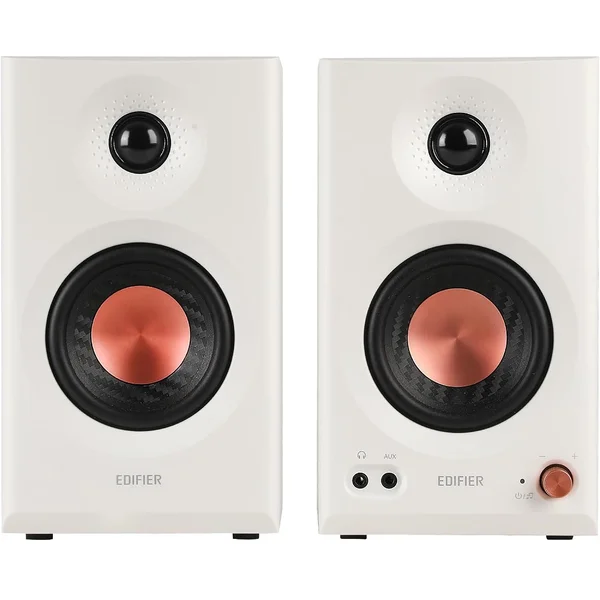 Edifier MR3 Studio Monitoring Wireless Bluetooth Desktop Bookshelf Speakers - White