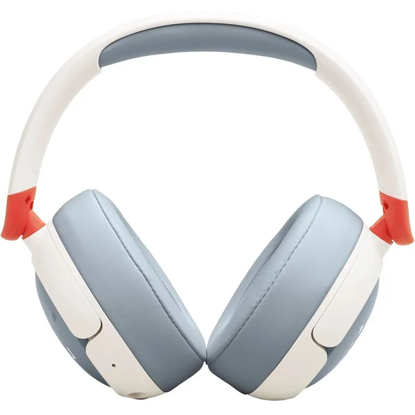 JBL Junior 470NC Wired/Wireless Bluetooth Noise-Cancelling Over-Ear Headphone with Mic for Kids - White