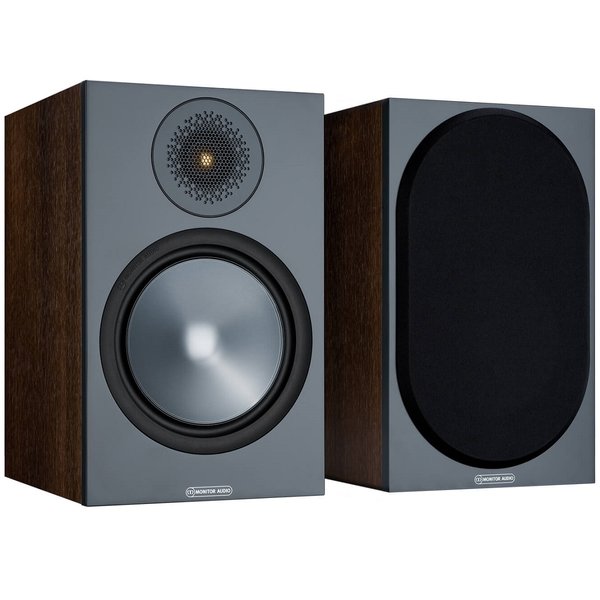 Monitor Audio Bronze 100 2-Way Passive Desktop Bookshelf Speakers - Walnut Monitor Audio Bronze 100 2-Way Passive Desktop Bookshelf Speakers - Walnut