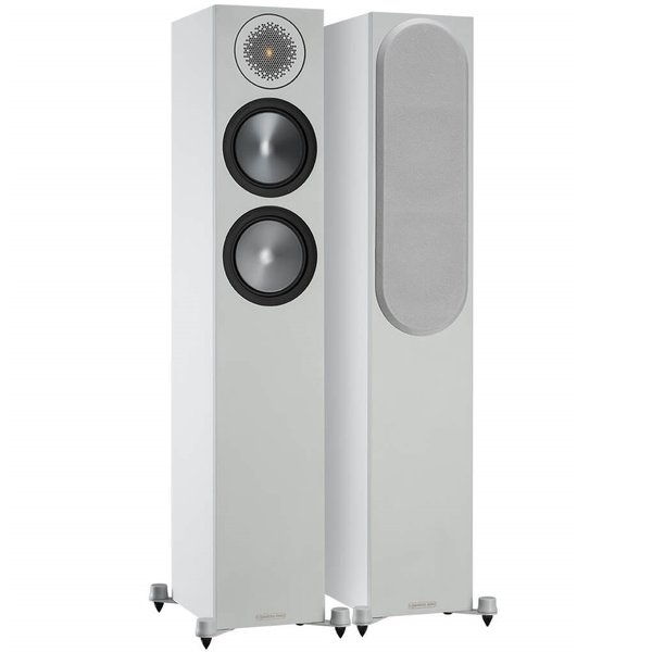 Monitor Audio Bronze 200 2.5-Way Passive Floorstanding Speakers - White Monitor Audio Bronze 200 2.5-Way Passive Floorstanding Speakers - White
