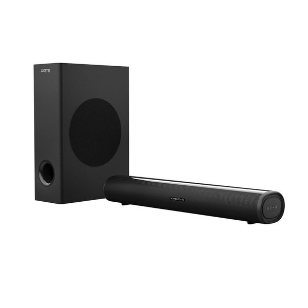 SonicGear StudioBar 600HD AirBass 2.1.2 Wireless Bluetooth Soundbar with 5.25" Wireless Subwoofer (with HDMI) SonicGear StudioBar 600HD AirBass 2.1.2 Wireless Bluetooth Soundbar with 5.25" Wireless Subwoofer (with HDMI)