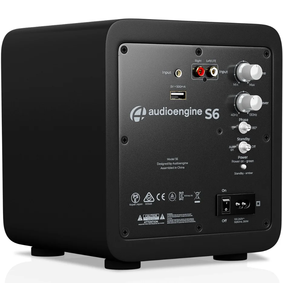 Audioengine S6 (Matte Black)