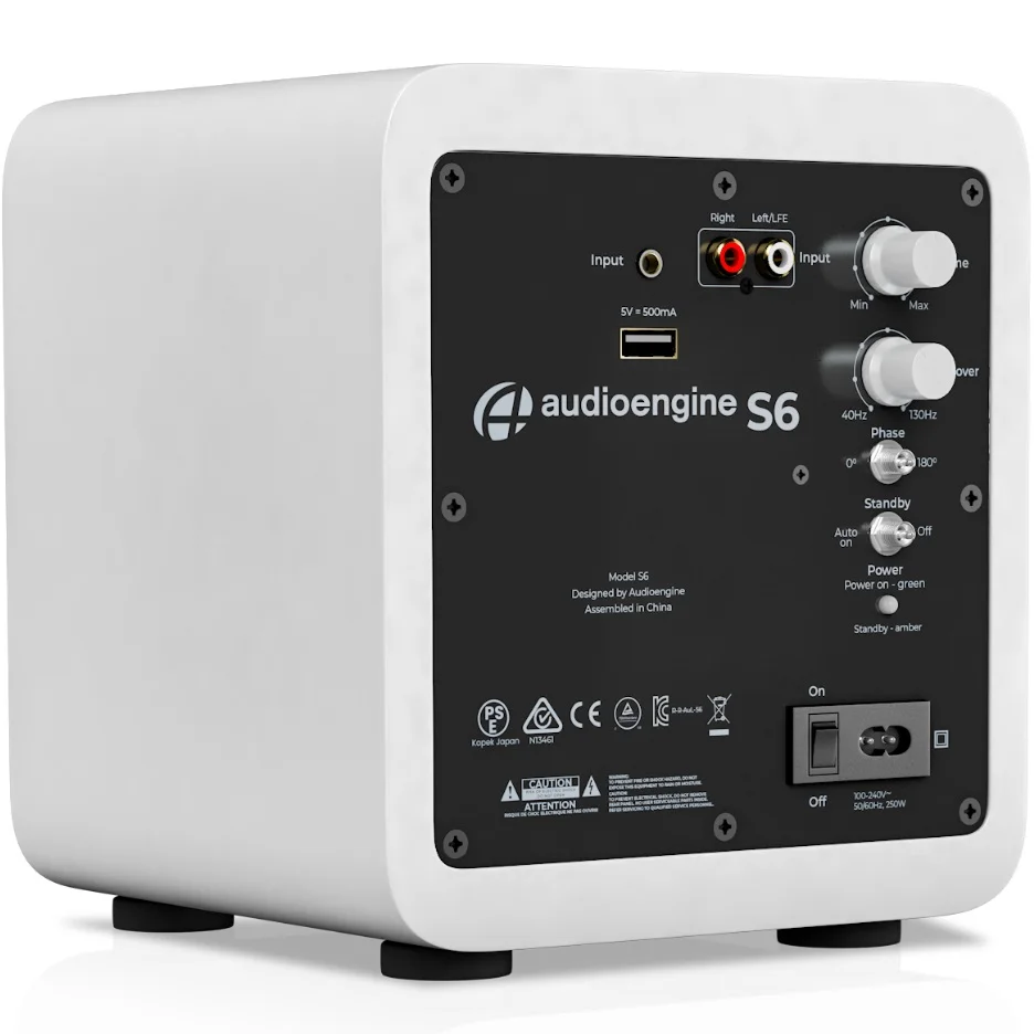 Audioengine S6 (Matte White)