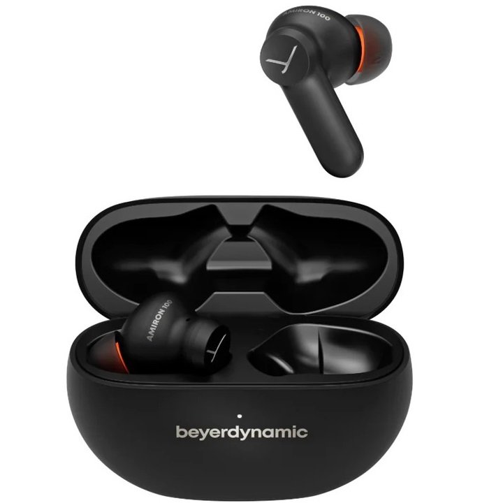 Beyerdynamic AMIRON 100 True Wireless Bluetooth Noise-Cancelling In-Ear Earphone with Mic - Black