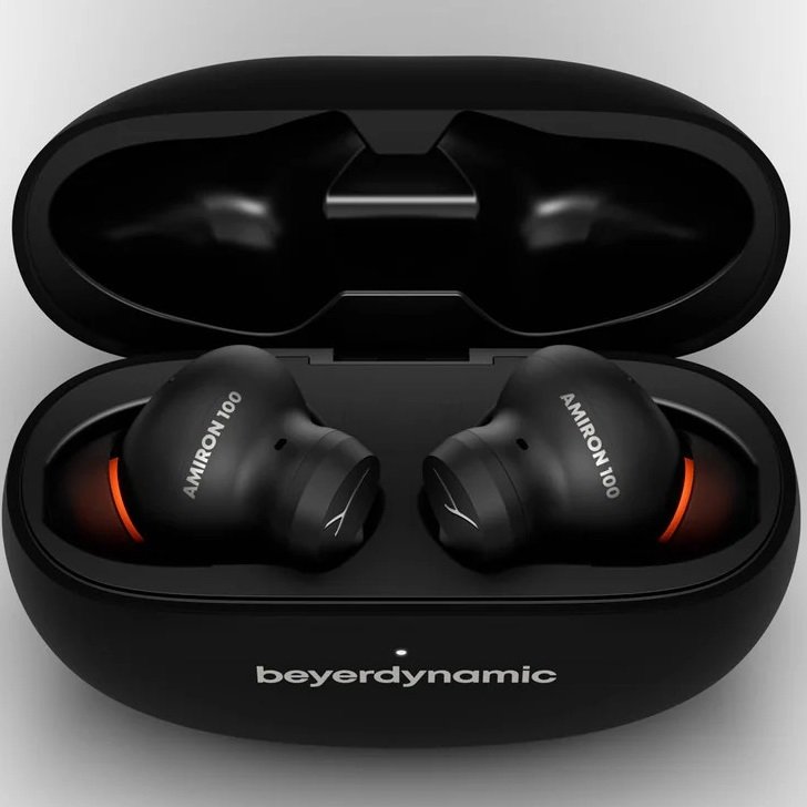 Beyerdynamic AMIRON 100 True Wireless Bluetooth Noise-Cancelling In-Ear Earphone with Mic - Black