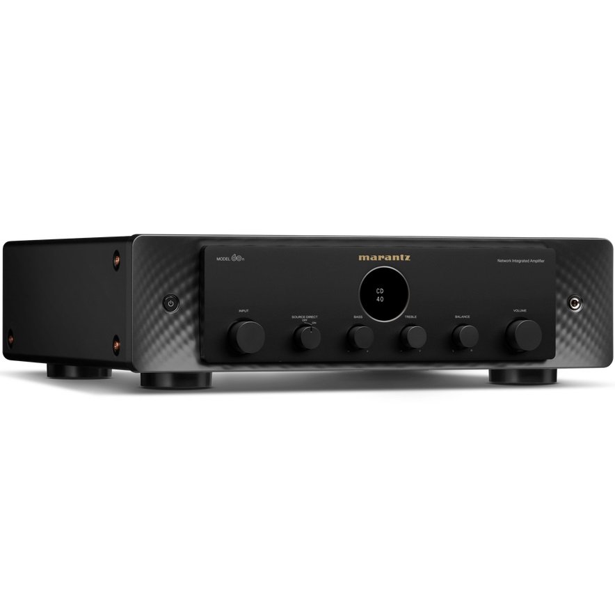 Marantz MODEL 60n Multi-Room Wireless Bluetooth/WiFi Network Streamer & Integrated Amp (with HDMI and Phono Built-In) - Black