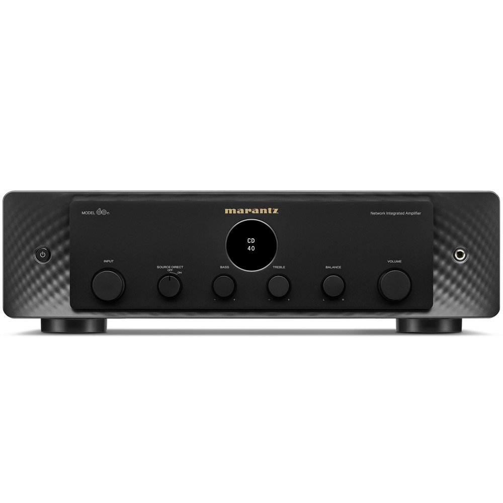 Marantz MODEL 60n Multi-Room Wireless Bluetooth/WiFi Network Streamer & Integrated Amp (with HDMI and Phono Built-In) - Black